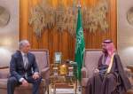 ولي العهد السعودي يستقبل رئيس مجلس الدوما الروسي في الرياض