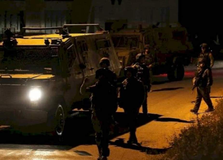 IOF raidIsraeli occupation forces staging a raid in the occupied West Bank