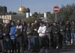 Palestinian worshippers in al-Aqsa
