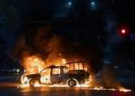Protesters Set Fire to Two Patrol Cars in Southern Mexico
