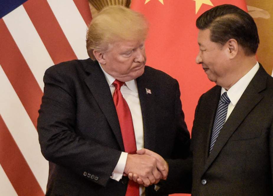 US President Donald Trump meets China