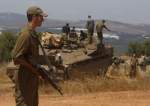 Israeli soldiers near occupied Palestinian - Lebanese border
