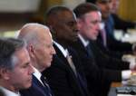 US President Joe Biden and senior members of his administration